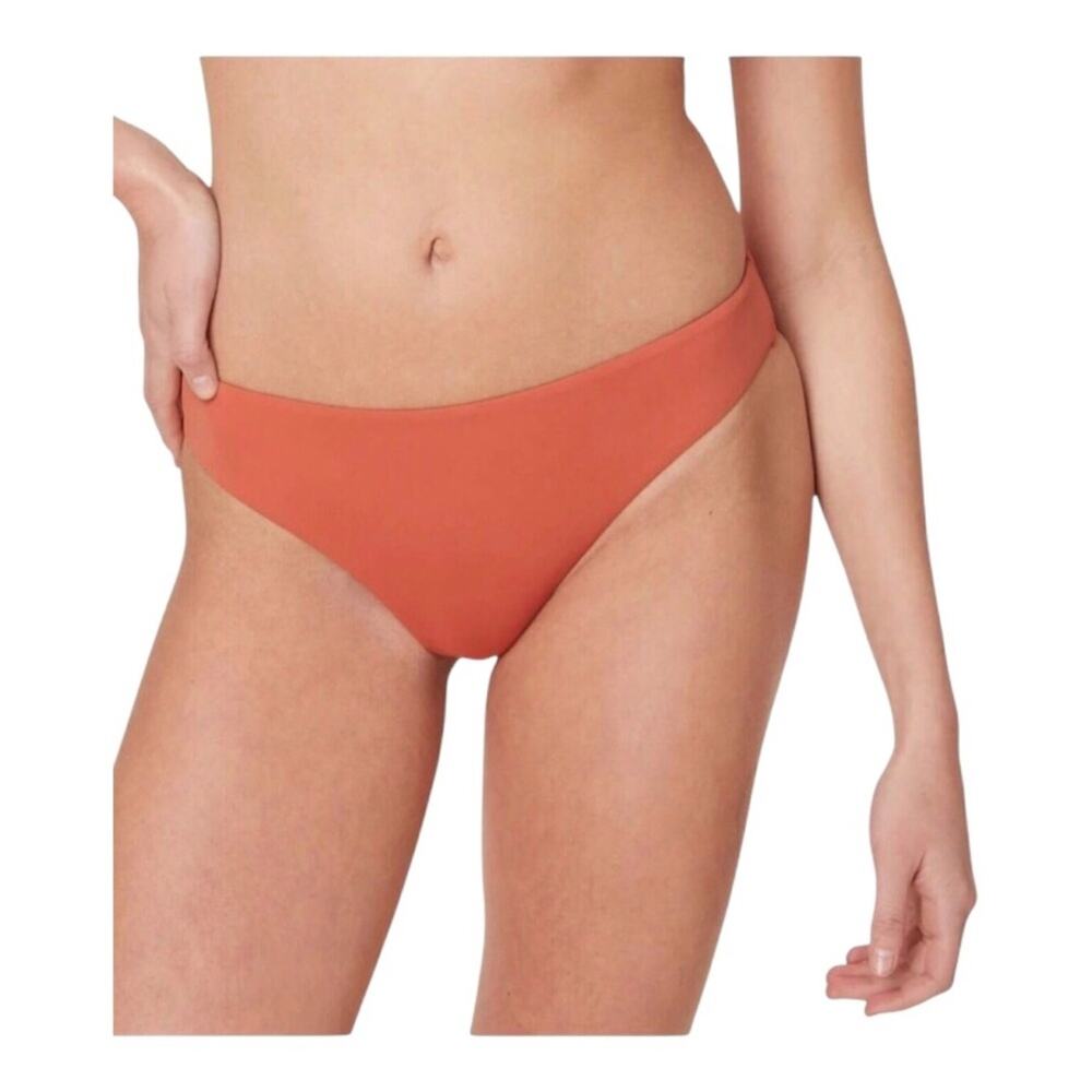 Andie Swim NWT The Symi Bikini Bottom Cedar Sustainable High Leg Low Rise XXL